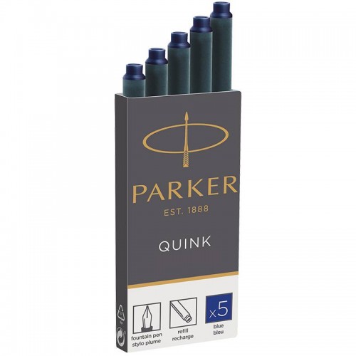 Синие картриджи Parker (Паркер) Quink Cartridges Blue 5шт в Нижнем Новгороде
