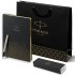 Набор Parker Jotter Stainless Steel GT из перьевой ручки и ежедневника недатированного черного цвета в Нижнем Новгороде