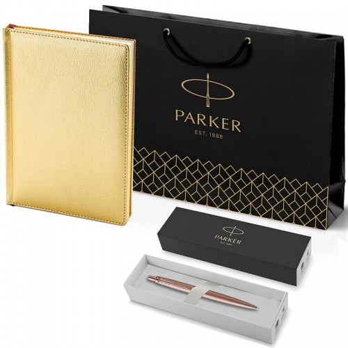Набор Parker Jotter XL SE20 Monochrome Rose Gold из шариковой ручки и ежедневника золотого цвета в Нижнем Новгороде