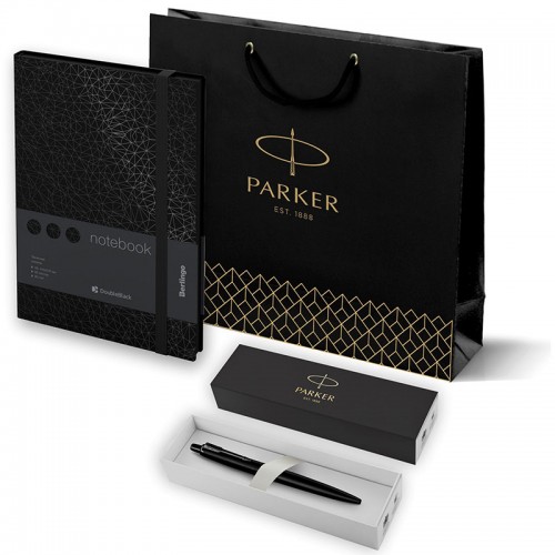 Набор Parker Jotter XL SE20 Monochrome Black из шариковой ручки и ежедневника черного цвета в Нижнем Новгороде