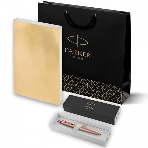 Набор Parker Jotter XL SE20 Monochrome Rose Gold из шариковой ручки и ежедневника золотистого цвета в Нижнем Новгороде