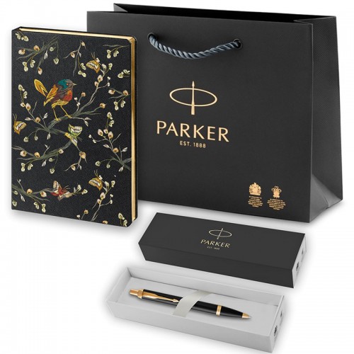Набор Parker IM Metal Black GT из шариковой ручки и ежедневника черного цвета в Нижнем Новгороде